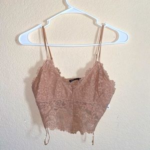 Lace Crop Top Zara